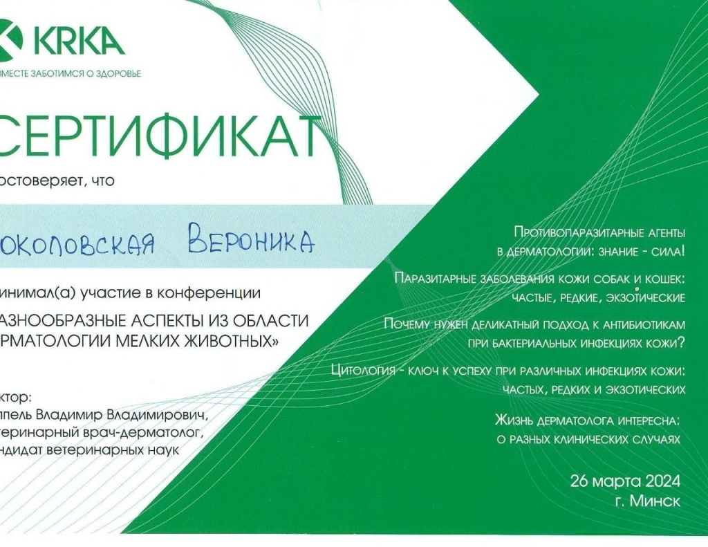 Конференция Стоматология мелких животных